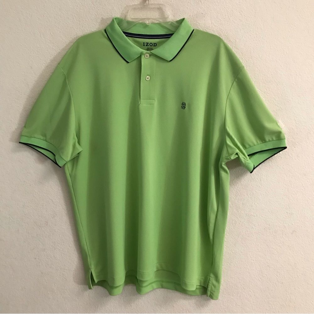 Izod lime green polo shirt XXL